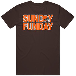 Cleveland Football Sunday Funday Team Division League Fan T Shirt