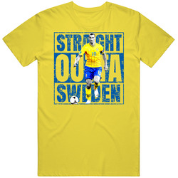 Zlatan Ibrahimovic Straight Outta Sweden Flag Euro Cup Soccer T Shirt