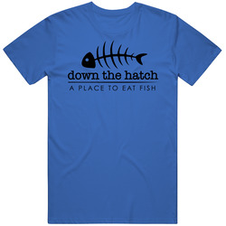 Down The Hatch Maui Hawaii Restaurant T Shirt