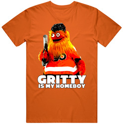 Gritty Is My Homeboy Hockey Mascot Fan T Shirt