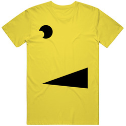Pacman Face 80s Video Game Halloween Costume T Shirt