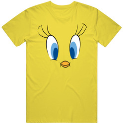 Tweety Bird Looney Tunes Full Face Halloween T Shirt