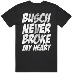 Busch Never Broke My Heart Worn Look T Shirt