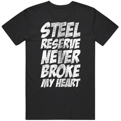 Steel Reserve Never Broke My Heart Worn Look T Shirt