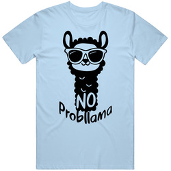 No Probllama Cool Llama T Shirt