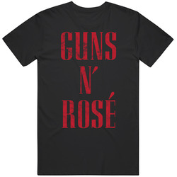 Ros&Atilde;&copy; N Guns Worn Look T Shirt