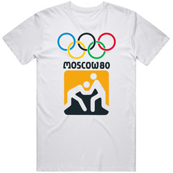 Moscow Wrestling Olympics 1980 T Shirt