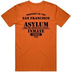 San Francisco Insane Asylum Inmate Halloween Costume T Shirt