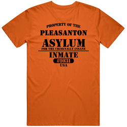 Pleasanton Insane Asylum Inmate Halloween Costume T Shirt