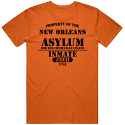 New Orleans Insane Asylum Inmate Halloween Costume T Shirt