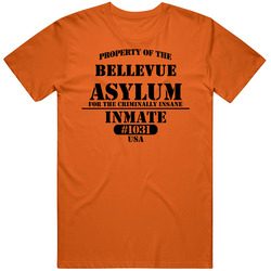 Bellevue Insane Asylum Inmate Halloween Costume T Shirt