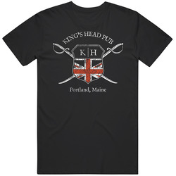 The Kings Head Portland Maine Restaurant Worn Look T Shirt