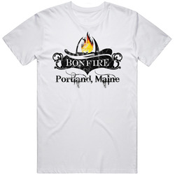 Bonfire Country Bar Portland Maine Restaurant Worn Look T Shirt