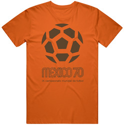 Mexico 70 Ix Campeonato Mundial De Futbol Soccer Ball T Shirt