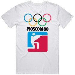 Moscow 80 Olympics Shooting T Shirt
