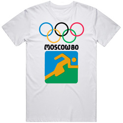 Moscow 80 Olympics Track And Field T Shirt