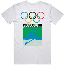 Moscow 80 Olympics Rowing T Shirt