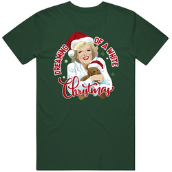 Betty White Dreaming Of A White Christmas Betty White T Shirt