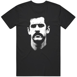 Aaron Rodgers Handlebar Moustache Face T Shirt