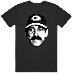 Aaron Rodgers Greenbay Moustache Face T Shirt