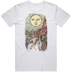 The Sun Tarot Card Grunge Look T Shirt