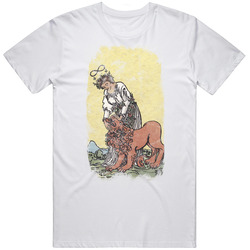 Strength Tarot Card Grunge Look T Shirt