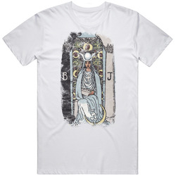 The High Priestess Tarot Card Grunge Look T Shirt