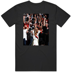 Most Iconic Basketball Shots Damian Lillard Buzz Beater T Shirt