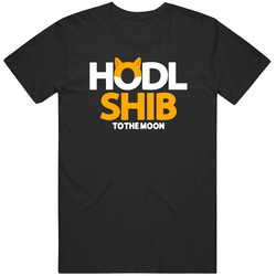 Hodl Shib To The Moon Crypto Currency T Shirt