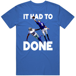 It Had To Be Done Football Brandon Carr Daniel Jones T Shirt
