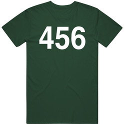 Squid Game Series Netflix 456 Character T Shirt