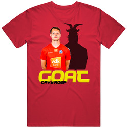 Davy Roef Belgium Soccer Goat T Shirt