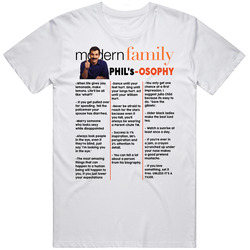 Modern Family Phil's-osophy Philosophy Dunphy Quotes T Shirt
