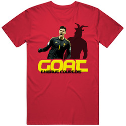 Thibaut Courtois Belgium Soccer Goat T Shirt