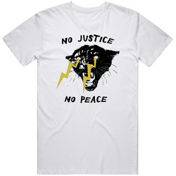 No Justice No Peace Panther T Shirt