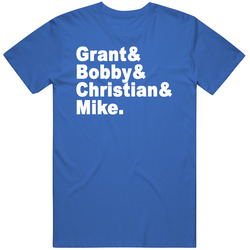Grant Bobby Christian Mike 1992 Duke Basketball T Shirt