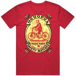 Monopol Safety Matches Distressed Logo T Shirt