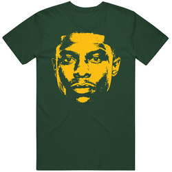 Henry Black Green Bay Football Player Fan Big Head T Shirt