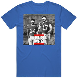 Run Afc Buffalo Football T Shirt