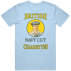 British Navy Cut Cigarettes Old School Package T Shirt