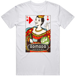 Armada Imperial Queen Of Diamonds Card T Shirt