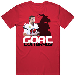 Tom Brady Football Goat Greatest Of All Time Athlete T Shirt