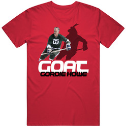Gordie Howe Hockey Goat Greatest Of All Time Athlete T Shirt