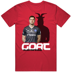 Ales Mandous Czech Republic Soccer Goat T Shirt