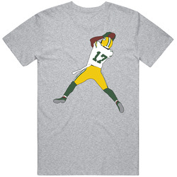 Davante Adams Jump Catch Grip 17 Green Bay Football Fan T Shirt