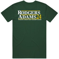 Aaron Rodgers Davante Adams 2024 Make Green Bay Champs Again Football 