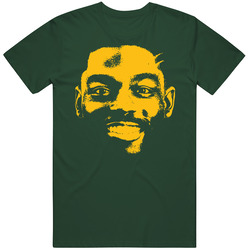 Raven Greene Green Bay Football Player Fan Big Head T Shirt