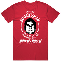 Anthony Nelson When The Boogeyman Goes To Sleep Funny Football Fan T S