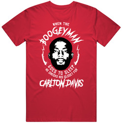 Carlton Davis When The Boogeyman Goes To Sleep Funny Football Fan T Sh