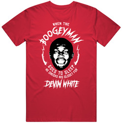 Devin White When The Boogeyman Goes To Sleep Funny Football Fan T Shir